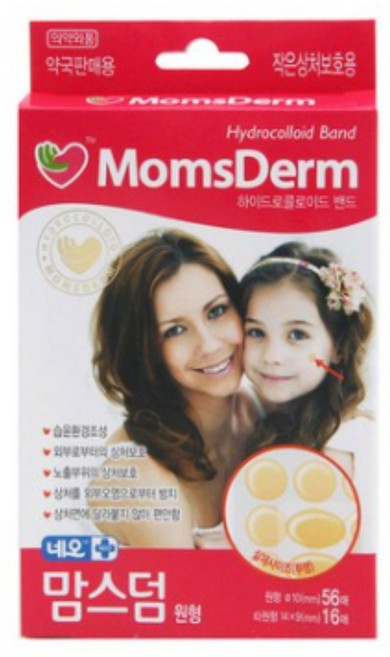 네오메디제약 맘스덤 하이드로콜로이드 밴드 원형 혼합 112매, 120세트