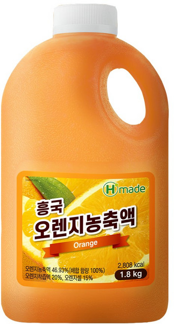 흥국 오렌지 플러스 농축액, 1개, 1.88kg