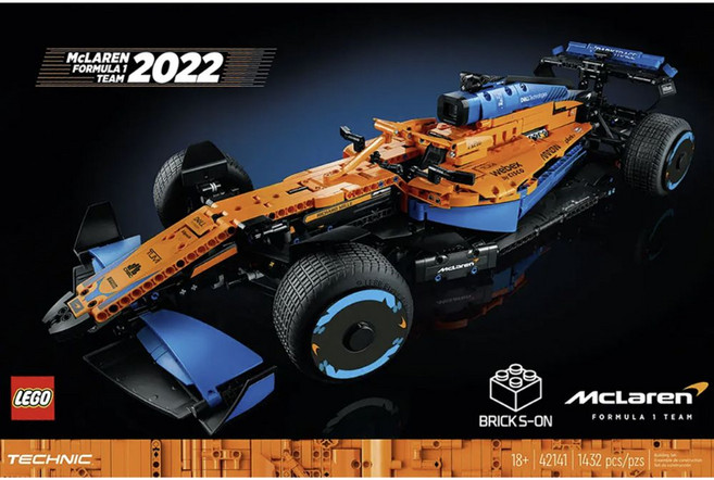 레고 테크닉 맥라렌 포뮬러 1TM 레이스카 42141, 혼합색상, 1개