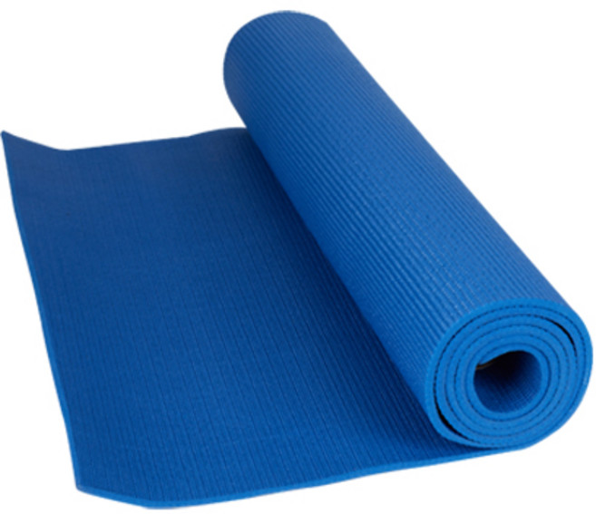 에코요기 PVC 요가매트, 블루, 1개