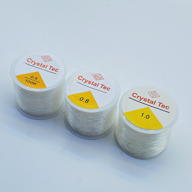 대용량 우레탄줄 와이어 100m 비즈공예 DIY 만들기재료 탄성 우레탄줄