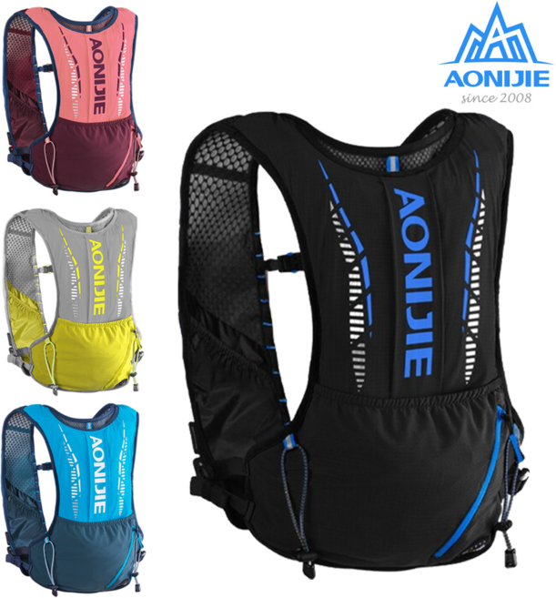 아오니제 초경량 5L 트레일 러닝백팩 등산 트레일런 울트라 마라톤 가방 AONIJIE C9102, 없음