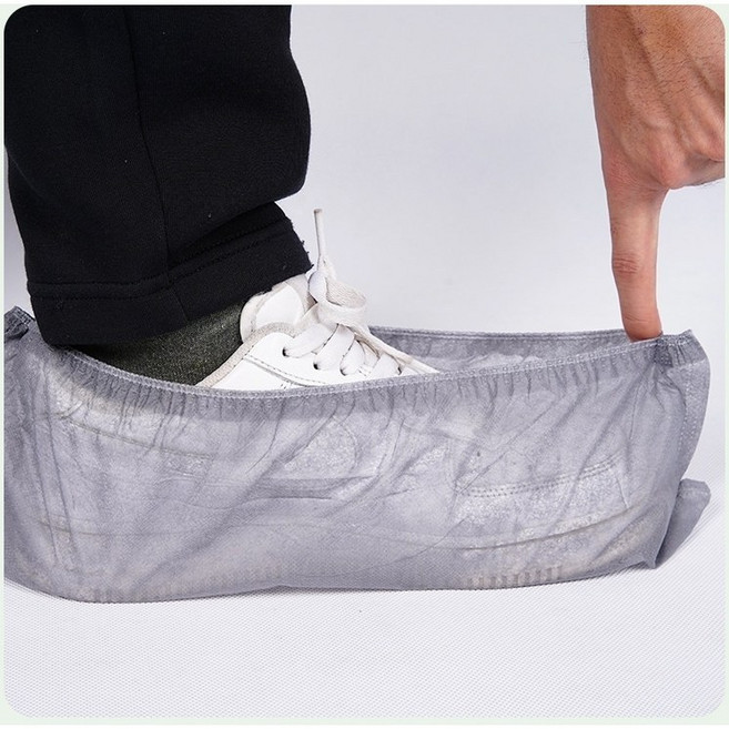 부직포 신발커버 일회용 50켤레100매 SH859, 3개, 먹색