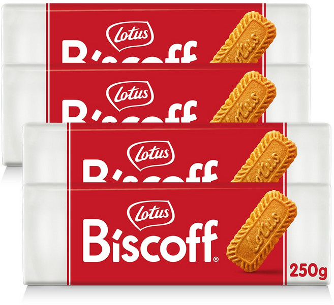 로투스 비스코프 비스켓, 250g, 4개