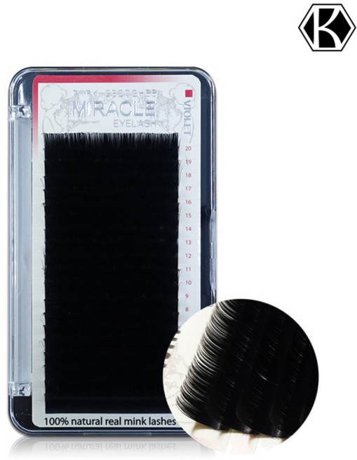 미라클블랙 속눈썹 더블 플랫모 20줄 속눈썹연장, 블랙, 1개