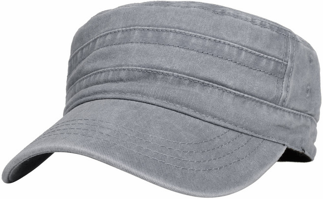 베이직 데일리 워싱 면 군모 숏캡 무지 남녀공용