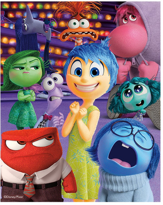 디즈니 인사이드 아웃2 보석십자수 캔버스 40x50cm DBS025, 1개, 혼합색상