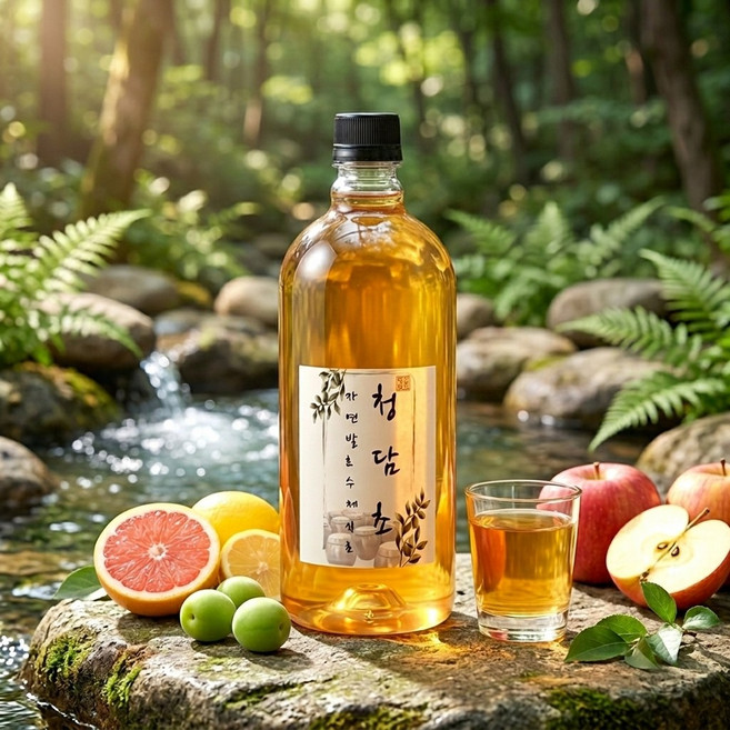 KSZ 백일의 정성 순수 자연발효 레몬식초, 1개, 500ml