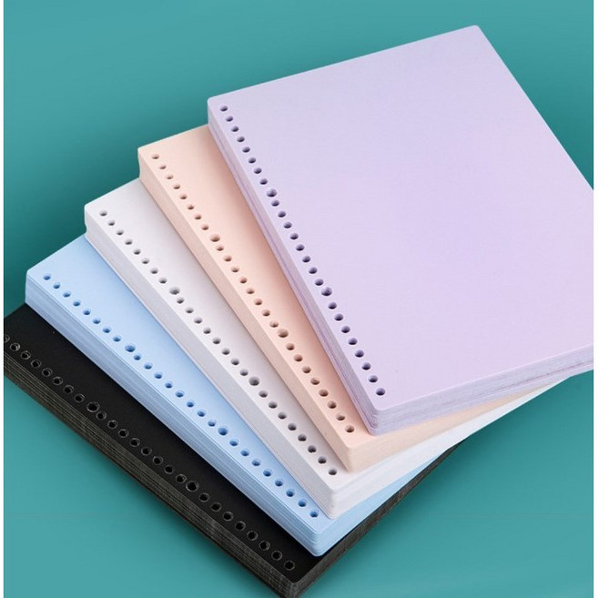 30공 타공 DIY커버 pp 제본표지 A4 커버 10매 셀프제본 루즈리프 서류정리, 핑크
