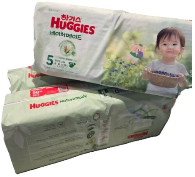 하기스 네이처메이드 밴드 5단계 공용 34매 3팩 (102매), 102매