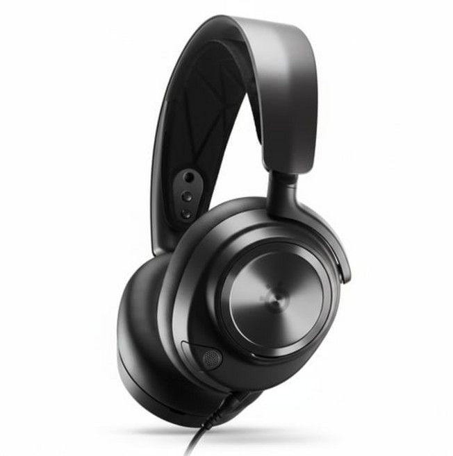 스틸시리즈 Arctis Nova Pro 유선 게이밍 헤드셋, ArCTIS/시리즈, 블랙