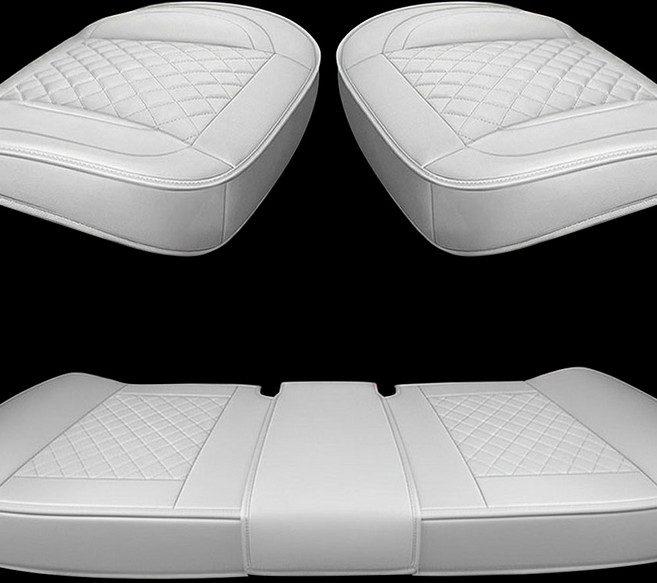 제니븐 카시트커버 가죽 자동차 시트교체 방석 SF-580 풀세트, 1세트, 라이트그레이