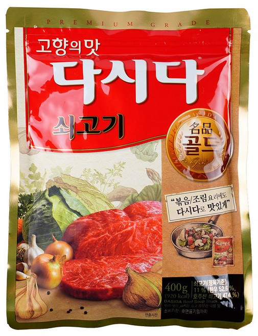 CJ제일제당 브랜드관 [CJ]다시다 명품 골드 400g