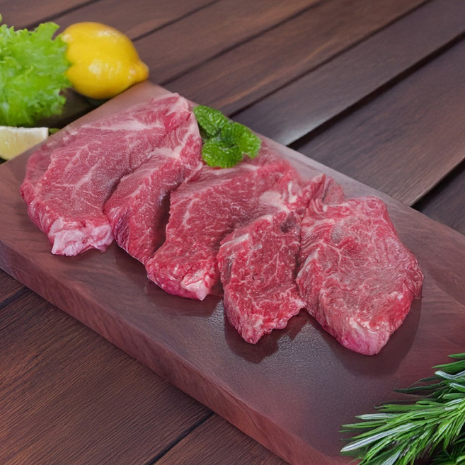 [마장동한우] 투뿔 한우 1++ 등급 투뿔한우 제비추리 300g 1개, 1세트