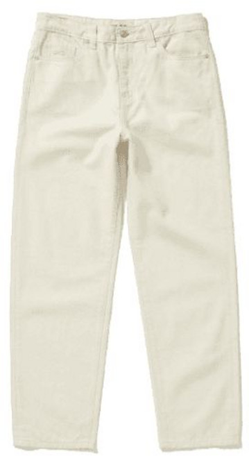 플랙 진 PLAC 스탠다드 테이퍼드 데님팬츠 P58 아이보리 106203