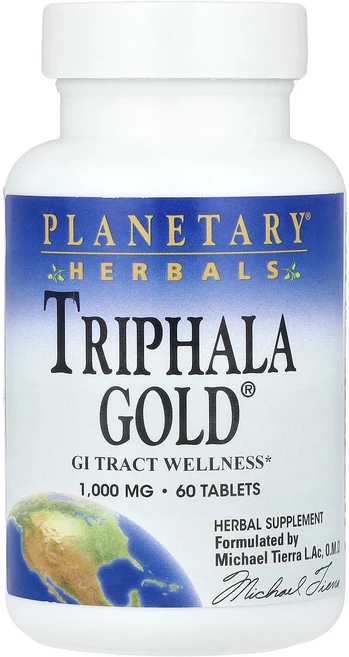 Planetary Herbals Triphala Gold® 60정, Planetary Herbals Triphala ..., 1개 - 쿠팡