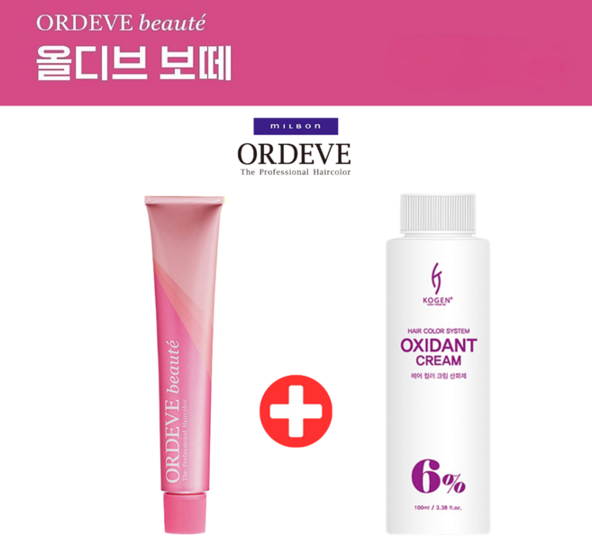 밀본 올디브 보떼 새치커버 염색약 80g 산화제포함, 1개, b9-CB(체스너츠 브라운)+정품산화제(100ml)6%