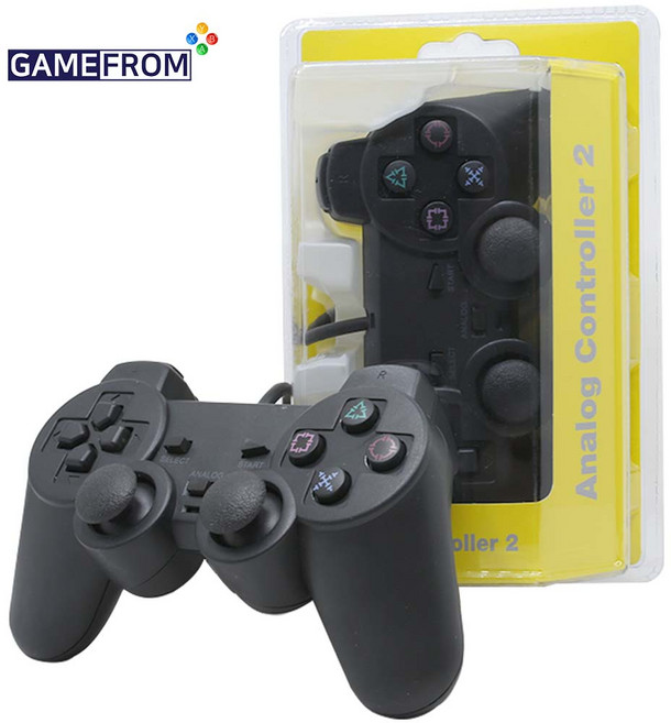 [게임프롬] 플스2 PS2 호환 조이패드 컨트롤러 조이스틱 게임패드, 1개, PS2패드