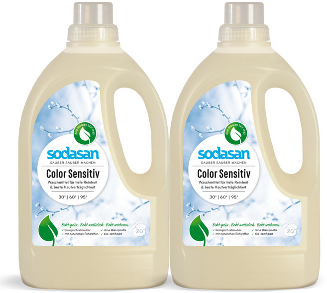 소다산 액상 세탁세제 베이비 무향 1.5L 2개