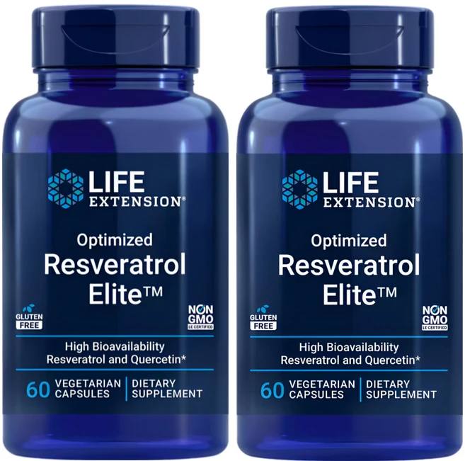 라이프익스텐션 옵티마이즈드 레스베라트롤 60베지캡슐, 2개, 60정 - 쿠팡