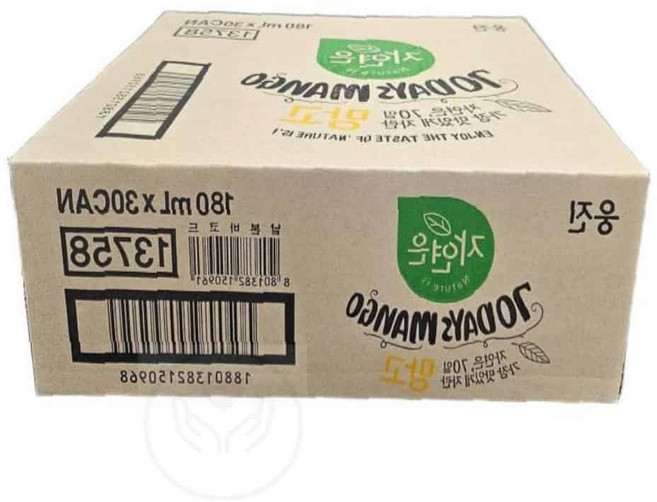 자연은 망고주스 180ml 30p, 자연은)망고180mlx30개