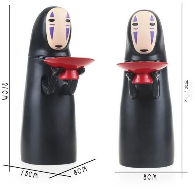 동전 먹는 가오나시 저금통 / 동전 저금통 / 건전지형 혼합색상 센과 치히로의 행방불명, 충전 버전