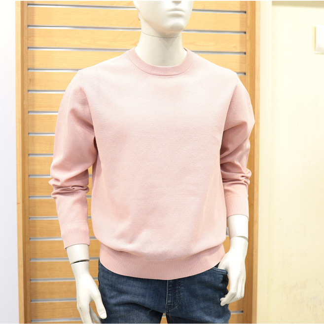 [INDIAN] 조직 솔리드 라운드 니트티 MIV BR6S1161