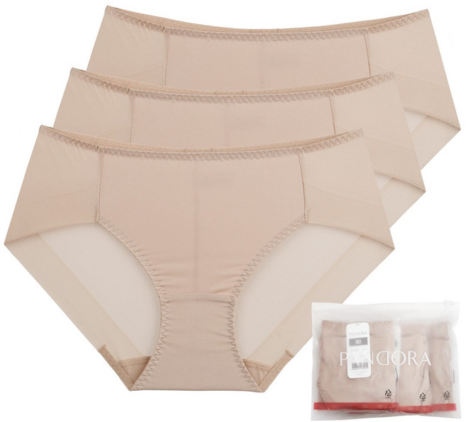 판도라by비비안 데일리 미디 누디 햄라인 기본 팬티 3매입 세트