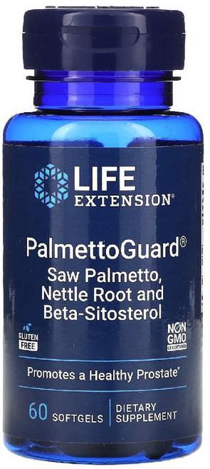 [정품보장]라이프 익스텐션 쏘팔메토 소팔메토 베타 시토스테롤 Life Extension 60개 X 1병, 1개, 60정