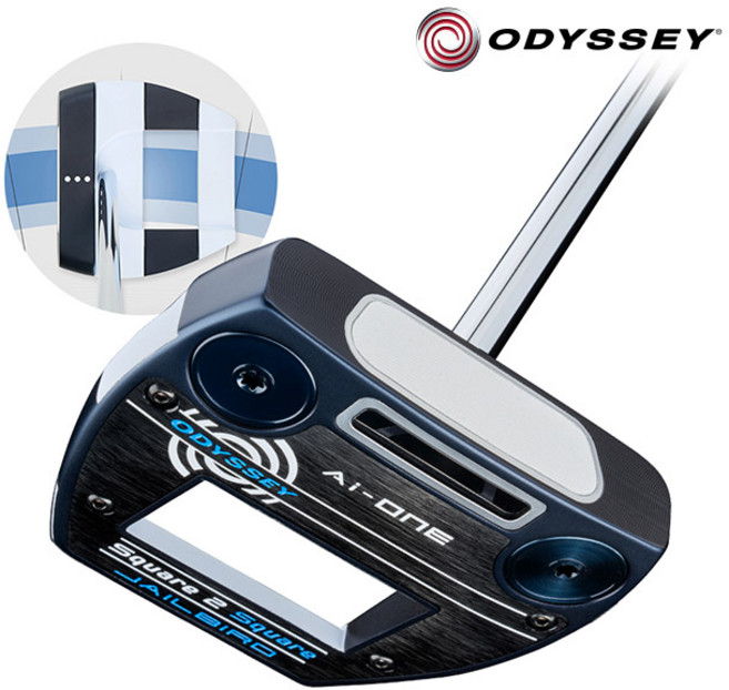 캘러웨이코리아정품 Ai-ONE 스퀘어 2 스퀘어 퍼터 제일버드(OS그립), 34인치, 34인치