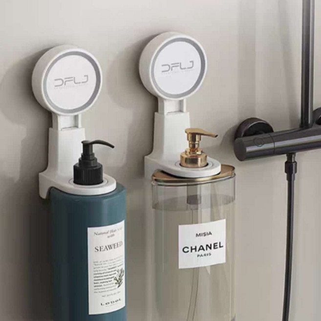 흡착식 공중부양 샴푸디스펜서 압착식 공중부양걸이 홀더, 1개