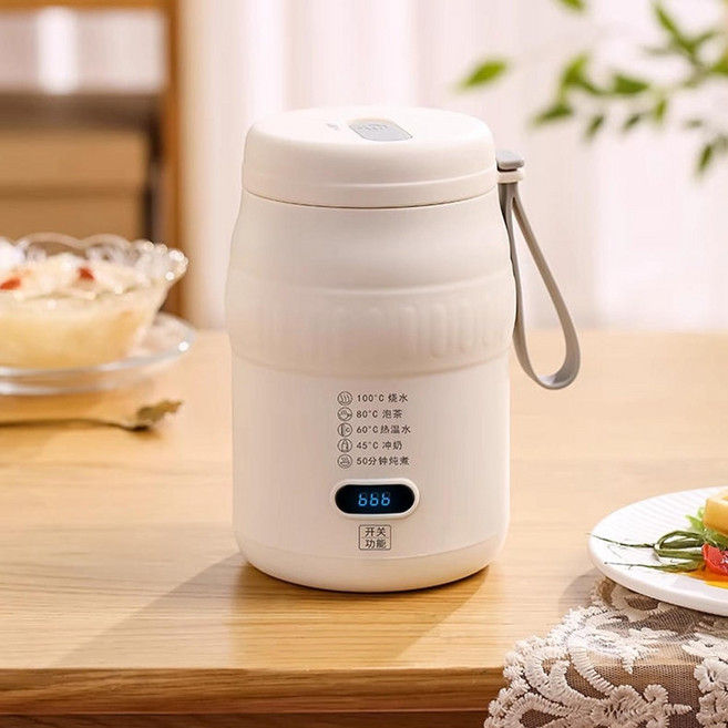 프리라이프 - 휴대용 전기포트 가열텀블러 다단 조절 500ml, HCPK