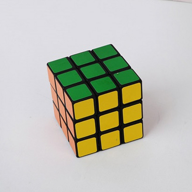 매직큐브 칼라큐브 교구 창의적인 블록, 1개