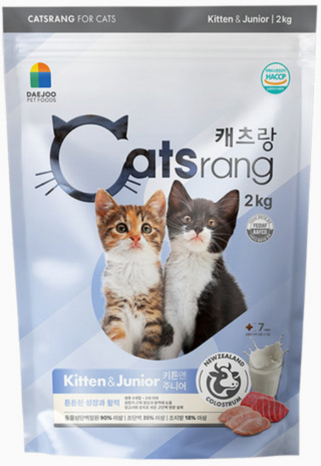 캐츠랑 고양이 기능성 사료, 닭, 2kg, 1개