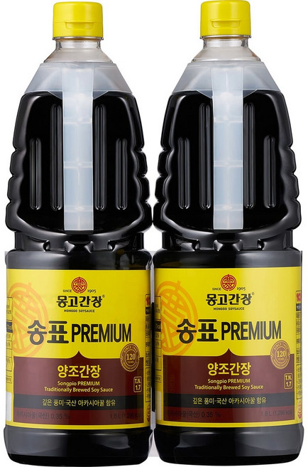 몽고간장 송표 PREMIUM 1.8L x 2, 2개