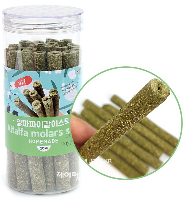 제이펫 슈퍼파인 롱 알파파 이갈이스틱 20개입, 1개