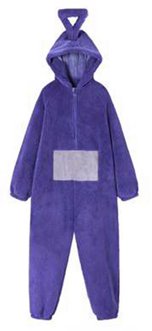 텔레토비 점프슈터 캐릭터 겨울수면잠옷 보라돌이 XL