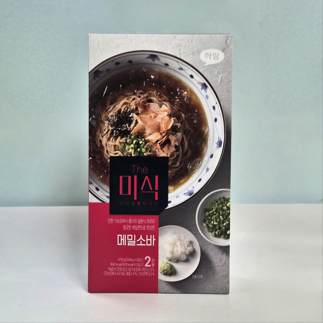 더미식 메밀소바 2인분, 478g, 3개