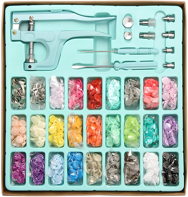 코지파파 티단추 기구 세트, 블루, 1세트