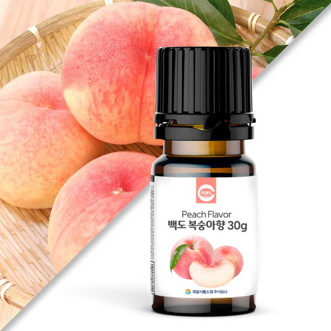 백도 복숭아향 30g 식품첨가물 식품 식용 액상 향료 프리믹스, 1개