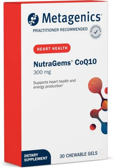 Metagenics NutraGems CoQ10 300 mg - Antioxidant Supplement - for Energy Production Support* - Coen, 1개, 30정 - 쿠팡