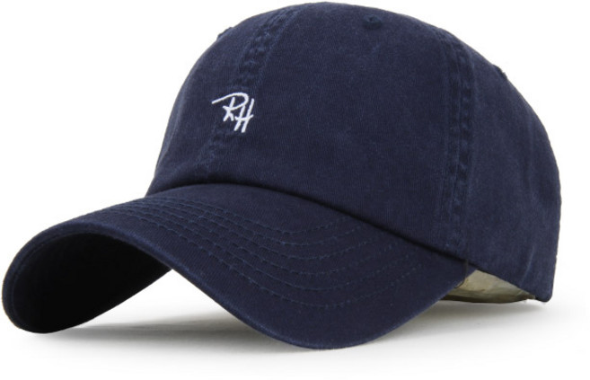 베이직엠 남성 여성 사계절 야구모자 볼캡 워싱 RH 자수