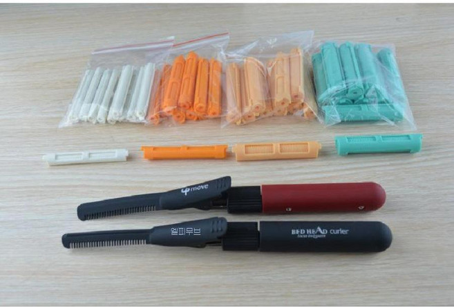 ZIPIA 롯드 세트 파마 헤어롤 볼륨펌 뿌리 미용실 가정용 볼륨, B. 영어(2대40극), 1개