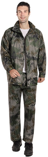 스패로우하우스 오토바이 라이딩 방수 우비 상하의 세트, 밀리터리