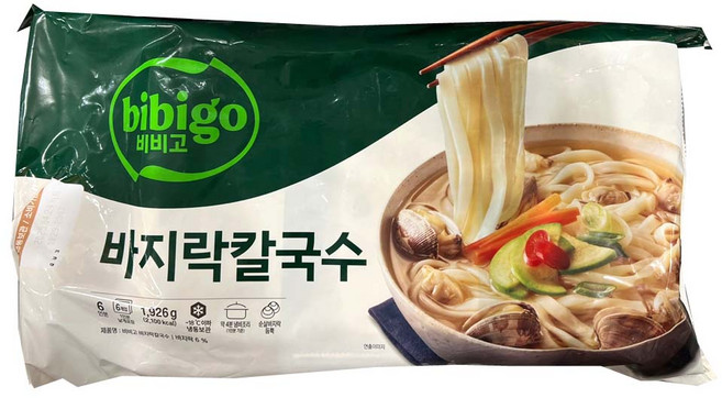 코스트코 비비고 바지락 칼국수(321gx6인분), 1.926kg, 1개