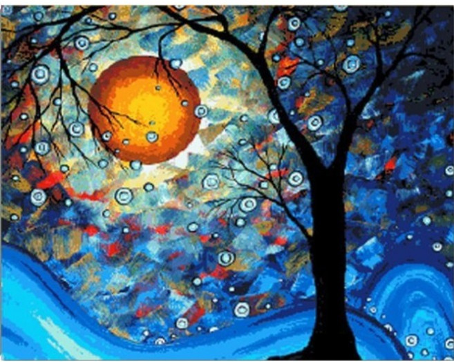 캔버스형 톡톡보석십자수 / 별자리 기타시리즈 / 3+1 비즈보관함증정, 1개