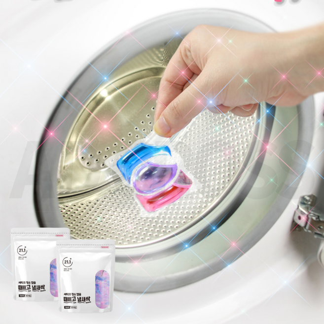 [TV홈쇼핑정품 애드크로스]때빼고 냄새싹 다목적 살균 탈취 세탁조 크리너 고농축 캡슐 세제, 13g, 60개