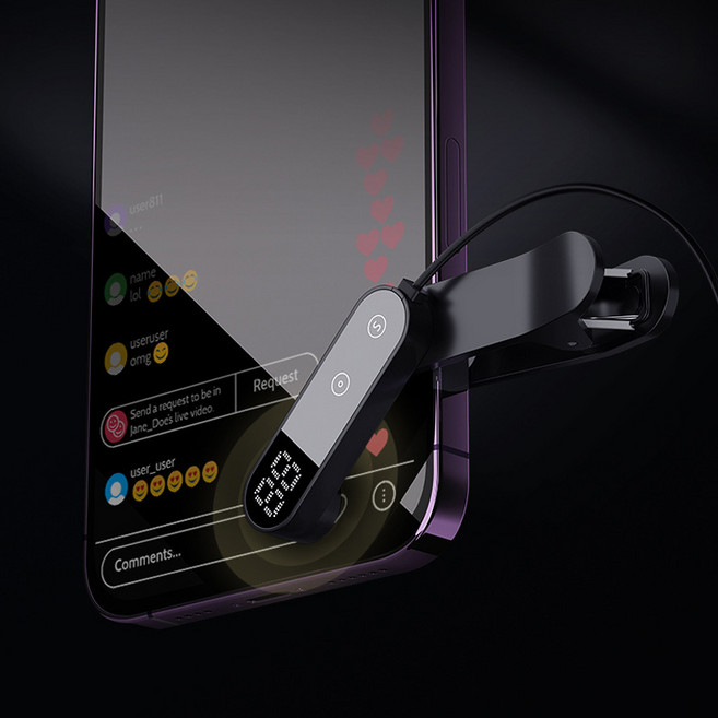 타리홈스 스마트폰 오토클릭커 자동 클릭커 틱톡 북치기, 1개, 블랙