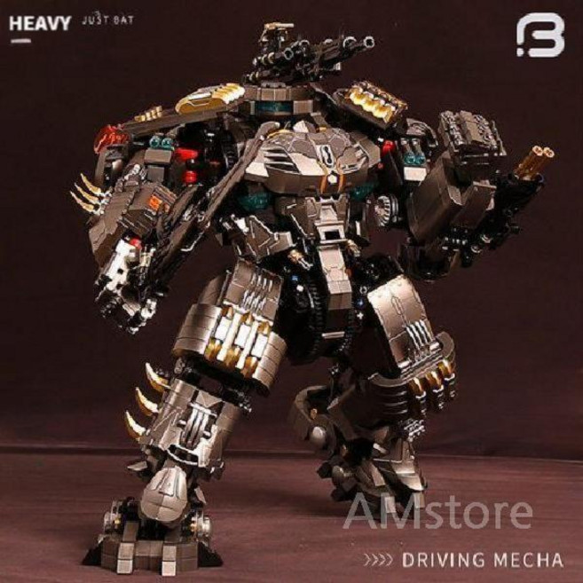 배트맨 메카닉 로봇 블록 조립 묵직한 중장갑 전신 해비 아머 배트 대형 메카, 2234+PCS