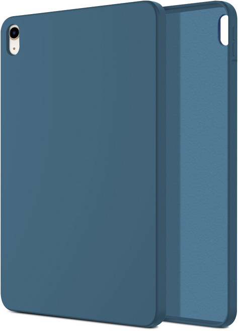 더조은셀러 아이패드 호환 에버핏 소프트 실리콘 커버 케이스, 딥 네이비
